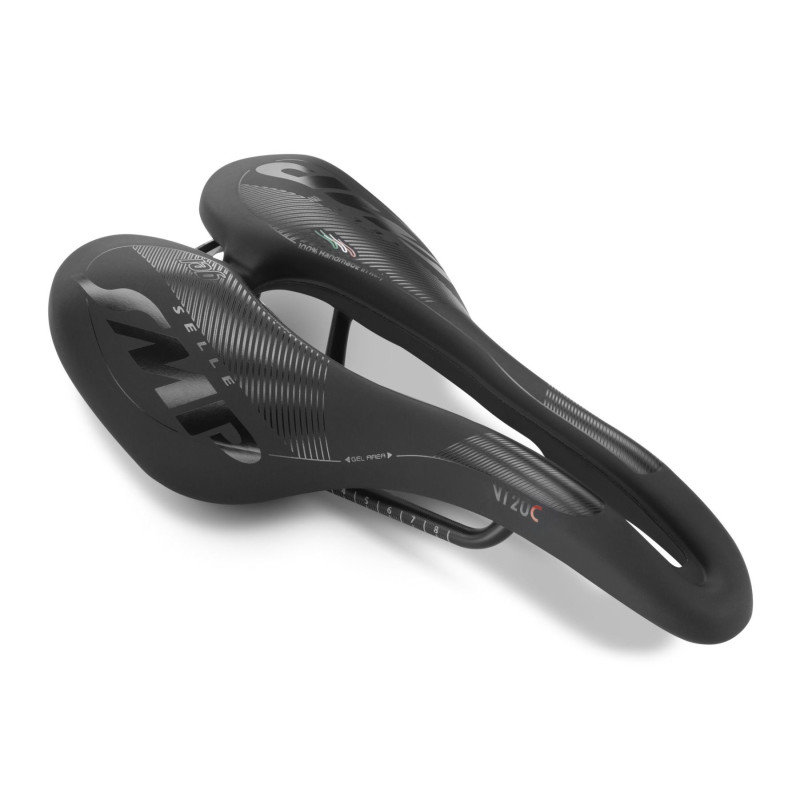 Selle SMP VT20C Gel Noir – Selle courte ergonomique Gravel & Route
