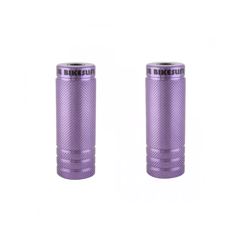 Paire de pegs SE BIKES Wheelie 10mm violet