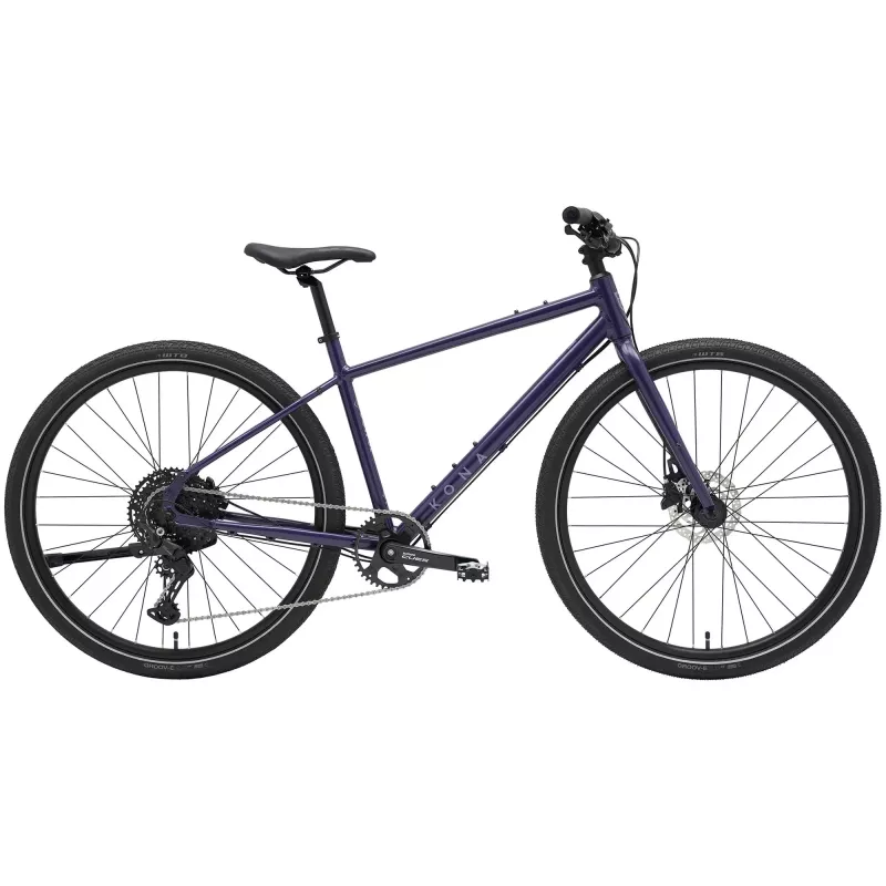 Vélo urbain KONA Dew DL Violet XL – Shimano CUES, Freins Hydrauliques