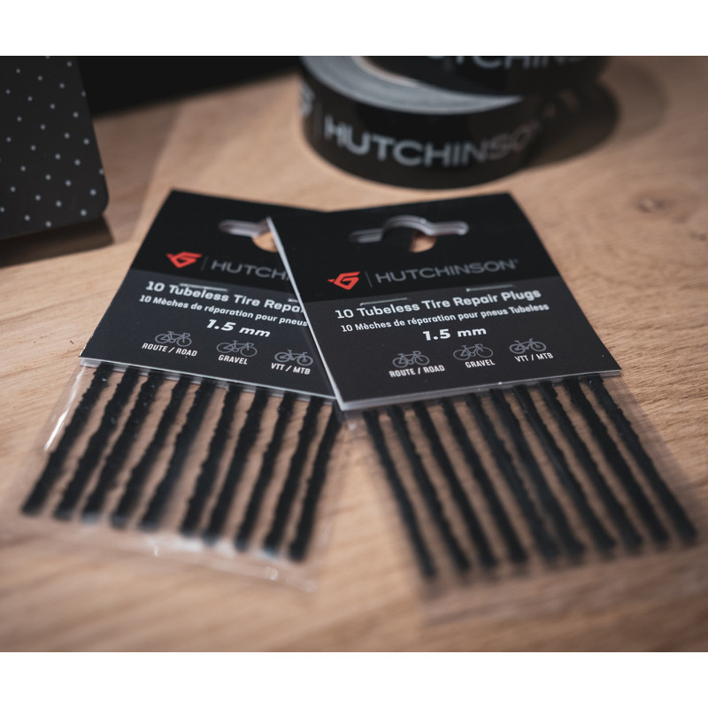 Kit mèches réparation tubeless Hutchinson – vélo route gravel VTT Paris
