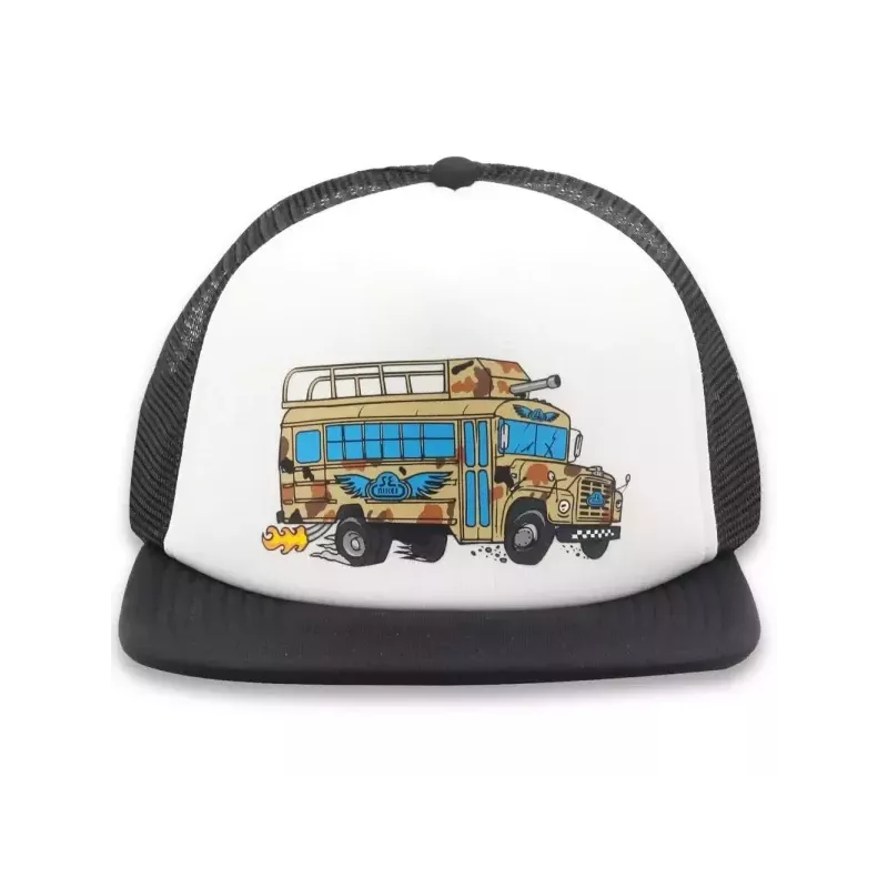 Casquette SE BIKES trucker Bus noir - blanc