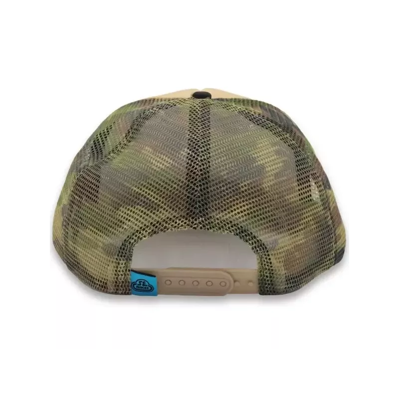 Casquette SE BIKES trucker Bus tan - camo