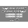 Kit de sticker complet SE BIKES Floval flyer blanc