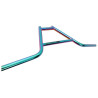 Guidon BMX KHE MVP 9 pouces Oil slick 4 pièces - neochrome