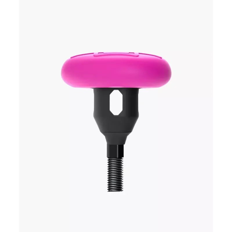 Support de traqueur MUC-OFF + valves tubeless 44mm noir