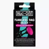 Support de traqueur MUC-OFF + valves tubeless 44mm noir