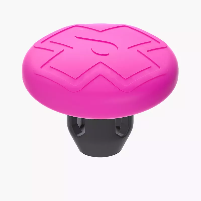 Support de traqueur MUC-OFF + valves tubeless 44mm noir