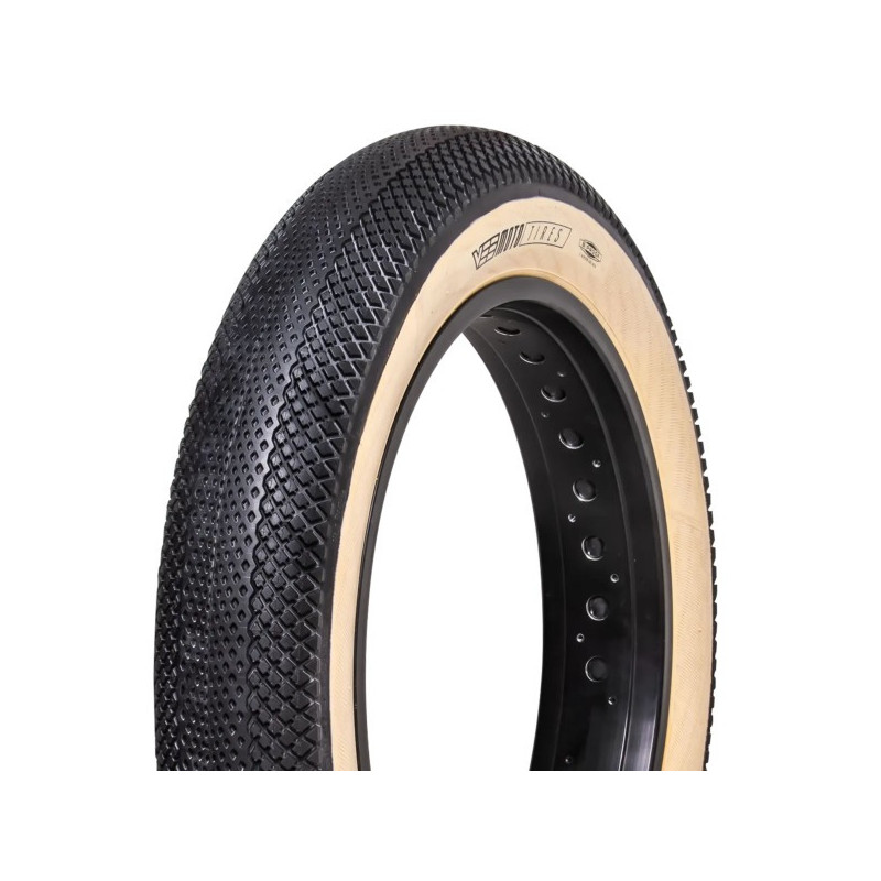 Pneu FAT BIKE Speedster noir flan natural par VEE TIRE - 20" x 4.0'