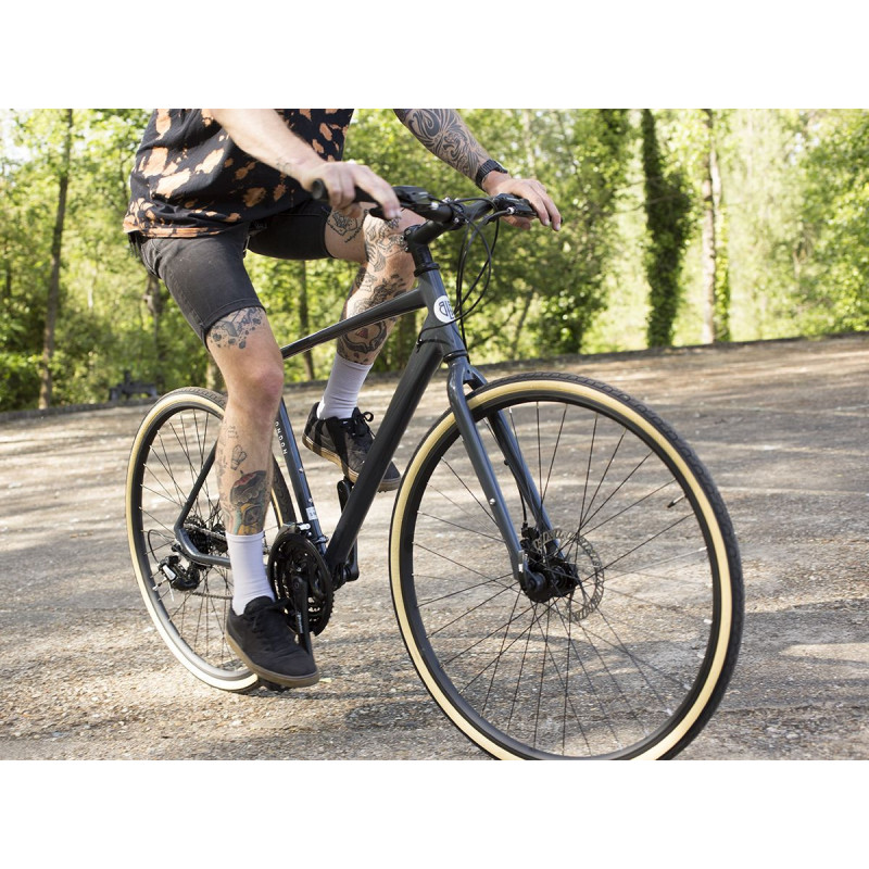 Vélo BLB Ripper Disc hybrid 28" gris