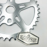 Plateau BMX acier 5 branches chromé - 44 dents