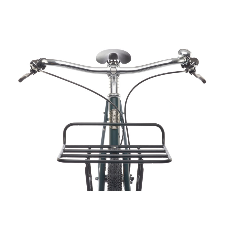 Porte-bagages avant PELAGO Commuter Aluminium Noir L | Bikepacking & Vélo Urbain
