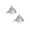 Paire d'étriers de freins à disque GROWTAC Equal (Flat Mount) Silver