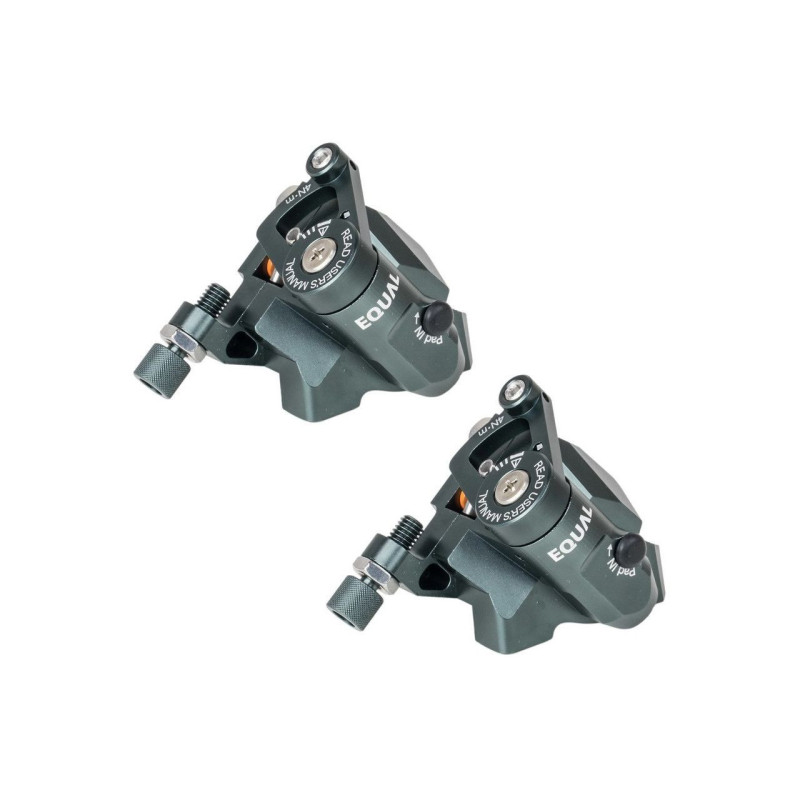 Paire d'étriers de freins à disque GROWTAC Equal (Flat Mount) - Grey