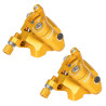 Paire d'étriers de freins à disque GROWTAC Equal (Flat Mount) Gold