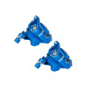 Paire d'étriers de freins à disque GROWTAC Equal (Flat Mount) Bleu
