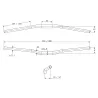 Cintre TERAVAIL Lytho SE Riser 760 mm | Bikepacking & VTT