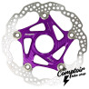 Disque VTT Flottant HOPE Center Lock 160mm Violet | Le Comptoir