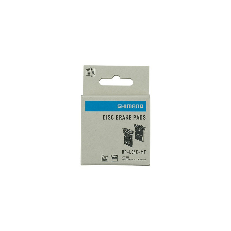 Plaquettes SHIMANO L04C Metal Ailettes ICE Tech Route Gravel | Le Comptoir Bike Shop