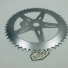 Plateau BMX acier 5 branches chromé - 52 dents