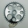 Plateau BMX acier bubbles chromé - 36 dents