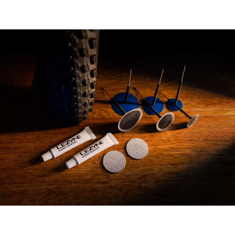 LEZYNE Tubeless Pro Plugs | Kit de réparation permanente pour pneus tubeless