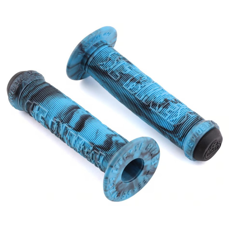 Poignées SE BIKES Wing blue swirl