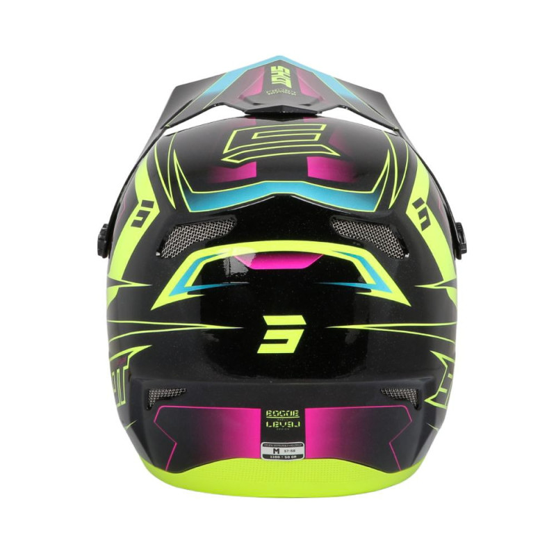 Casque SHOT rogue adult M 57-58 cm - neon yellow pink