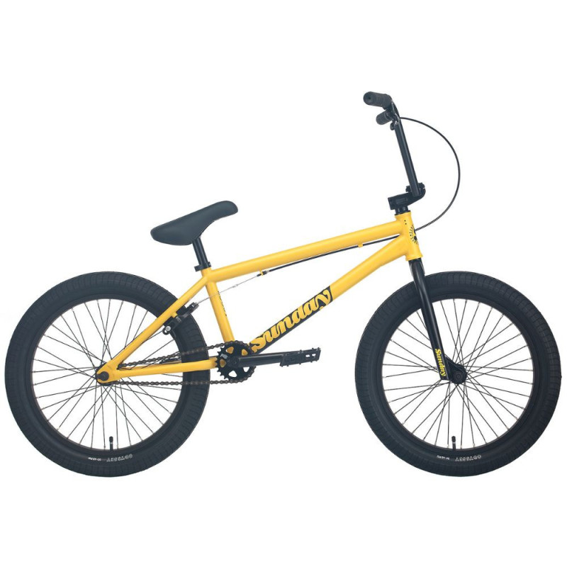 BMX complet SUNDAY Scout jaune - 21 pouces