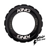 Ecrou Blocage Disque Center Lock CHRIS KING Cannelure Externe Noir | Le Comptoir Bike Shop