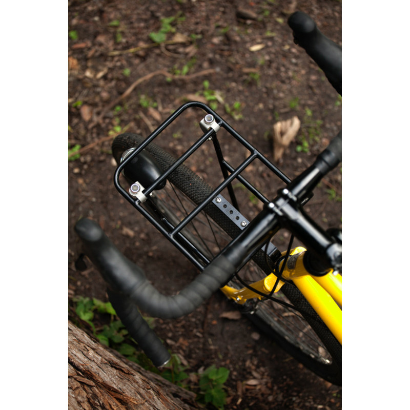 Porte-bagages Avant PELAGO Commuter Inox Medium Noir | Le Comptoir Bike Shop