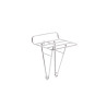 Porte-bagages avant PELAGO Commuter Front Rack - Stainless - Polish - Large