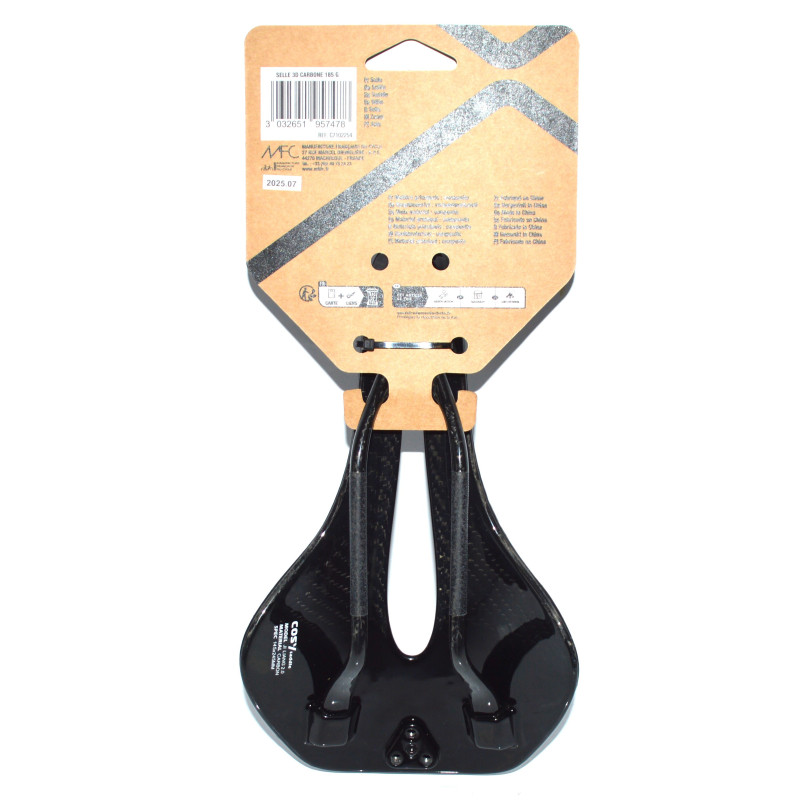 Selle EXS Route/VTT/Gravel 3D - rails Carbone