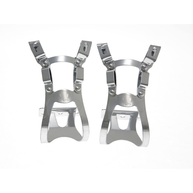 Cale-pieds double BLB chromé - taille L