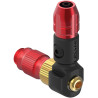 Embout Pompe LEZYNE ABS-1 Pro HP Tresse Flip-Thread Presta Schrader | Le Comptoir Bike Shop