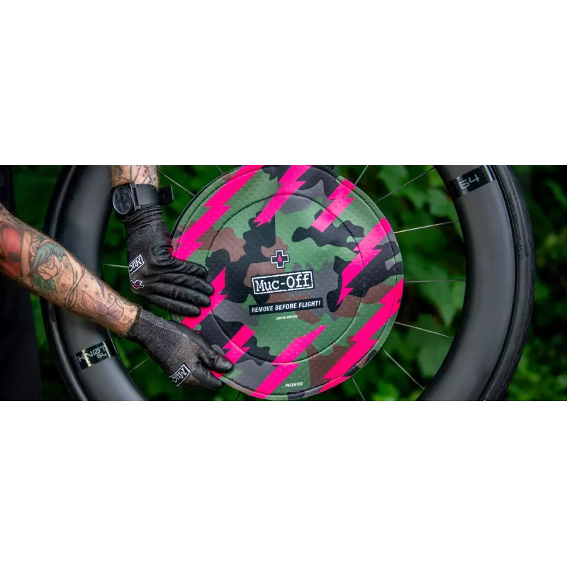 Protection Disque Frein MUCOFF Camo Neoprene Transport VTT | Le Comptoir Bike Shop