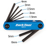 Kit Cles Hexagonales PARK TOOL AWS-10 T-Handle 8 Outils | Le Comptoir Bike Shop