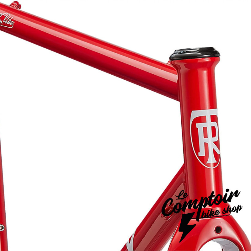 Kit Cadre RITCHEY Road Logic Signature Edition 51cm Acier Route Classic Red #savetherimbrake | Le Comptoir Bike Shop