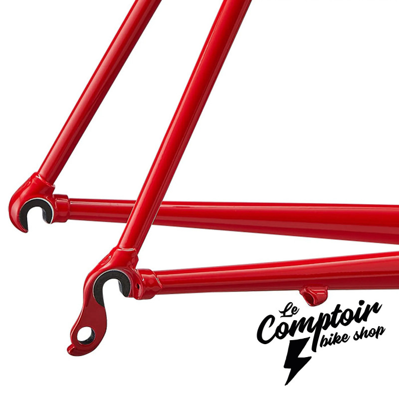 Kit Cadre RITCHEY Road Logic Signature Edition 51cm Acier Route Classic Red #savetherimbrake | Le Comptoir Bike Shop