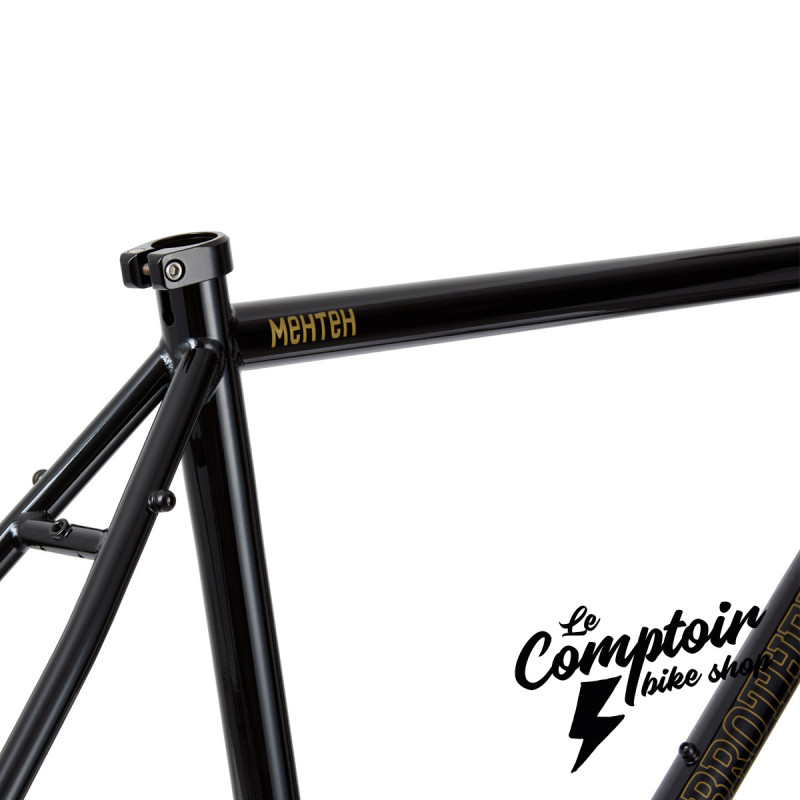 Kit Cadre BROTHER CYCLES Mehteh Stealth Black M Reynolds 725 Gravel | Le Comptoir Bike Shop