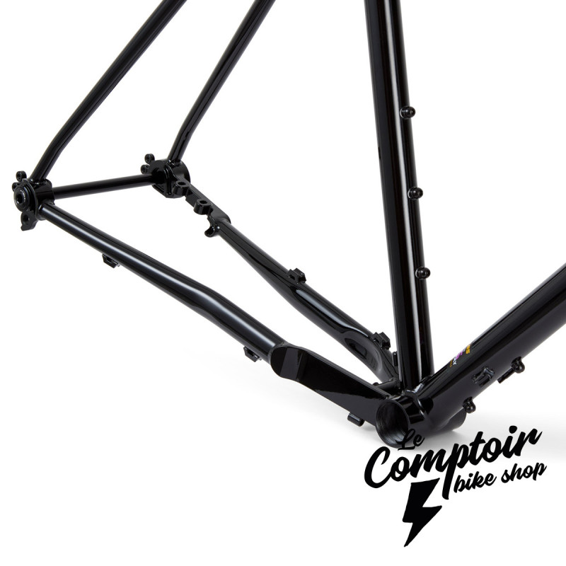 Kit Cadre BROTHER CYCLES Mehteh Stealth Black S Reynolds 725 Gravel | Le Comptoir Bike Shop