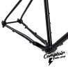 Kit Cadre BROTHER CYCLES Mehteh Stealth Black XS Reynolds 725 Gravel | Le Comptoir Bike Shop