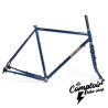Kit Cadre BROTHER CYCLES Kepler Metallic Blue 54cm Reynolds 725 Touring Gravel | Le Comptoir Bike Shop