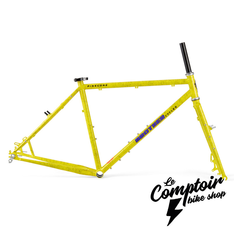 Kit Cadre BROTHER CYCLES Pinecone Honey Monster S Steel VTT Rigid #savetherimbrake | Le Comptoir Bike Shop