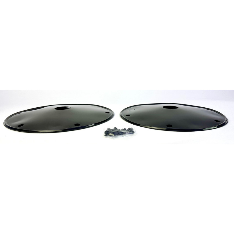 Paire d'enjoliveurs 20 pouces noirs