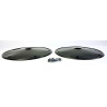 Paire d'enjoliveurs 20 pouces noirs