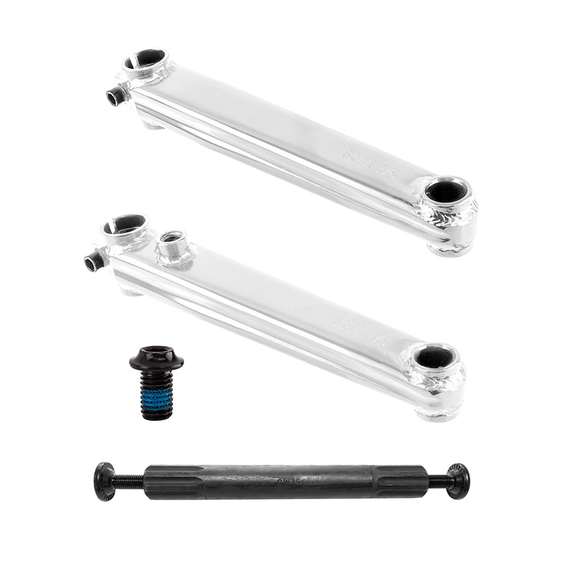 Pédalier HARO BMX Vintage 175mm - Chrome, Une Pièce - Occasion Old School