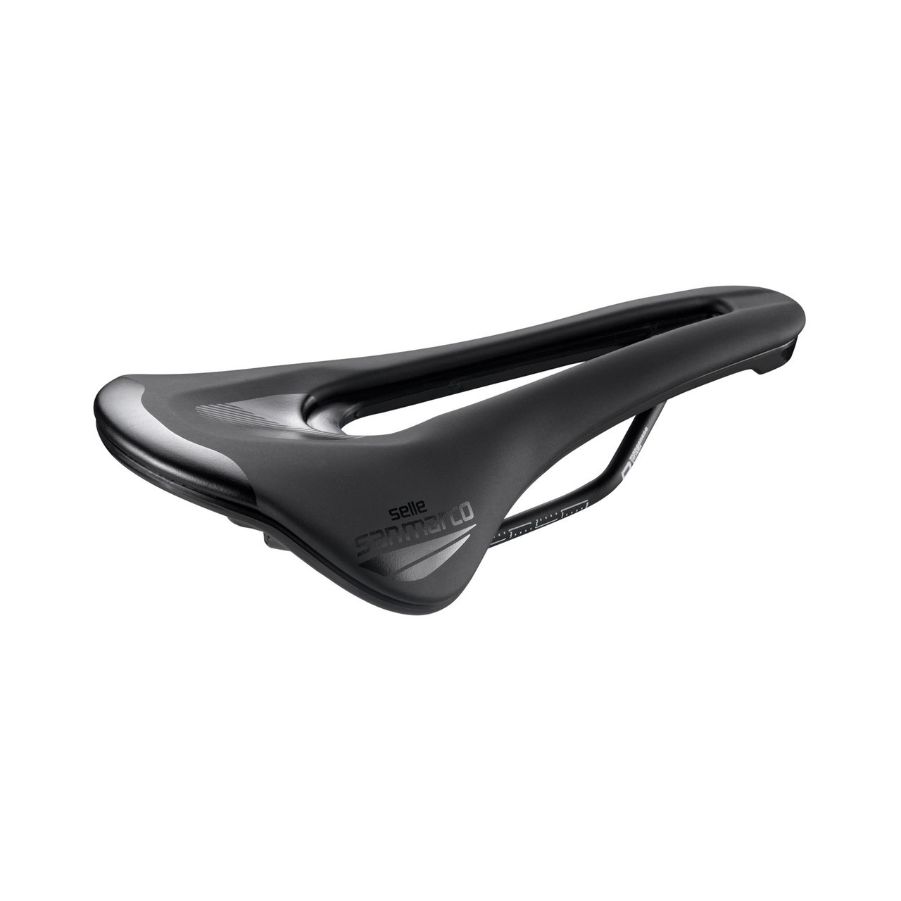 Selle Vélo San Marco Tecno Dynamica Scocca - Cuir Véritable, 270 X 150 Mm - Occasion Bon état